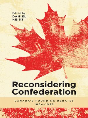 cover image of Reconsidering Confederation